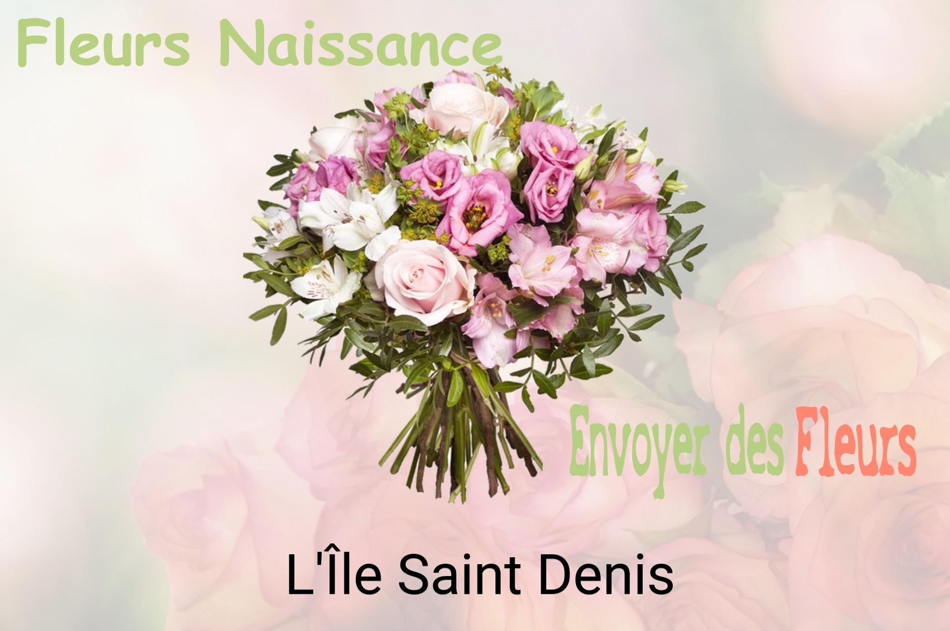 Bouquet de fleurs de naissance livré à L'Île-Saint-Denis